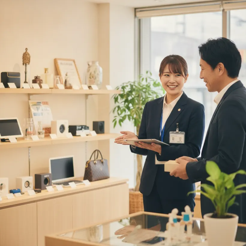 プロの査定士が直接接客