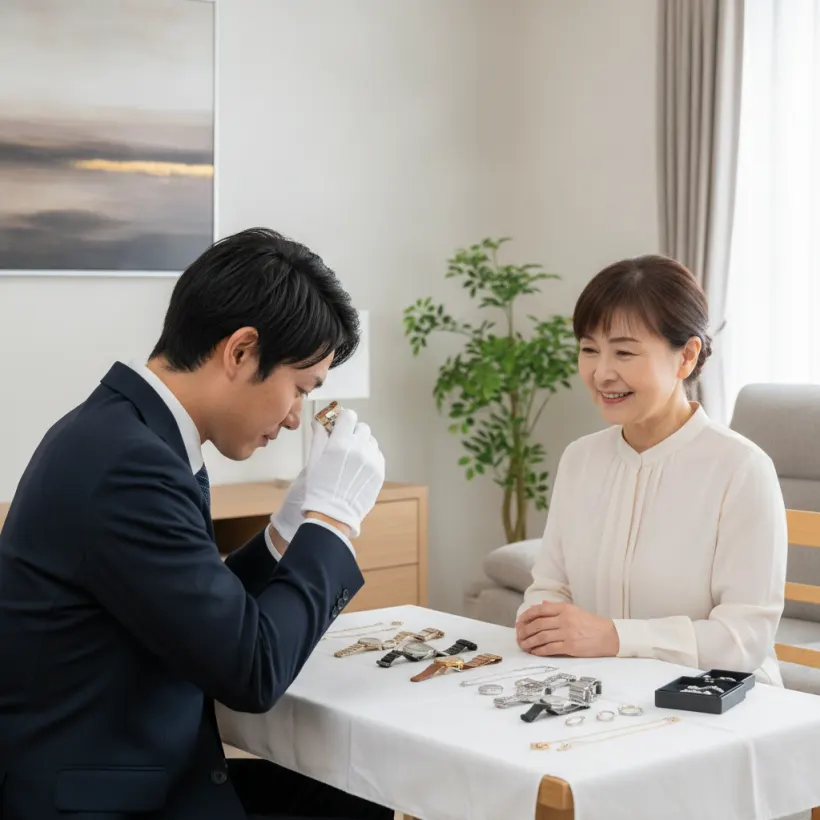 ご自宅での出張買取